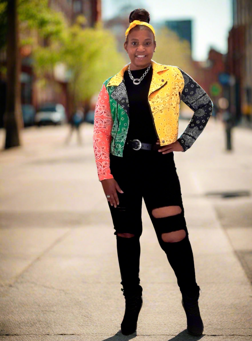 Bandana Jacket - Cotton Blend | True to Size, Stretchy – Turn In