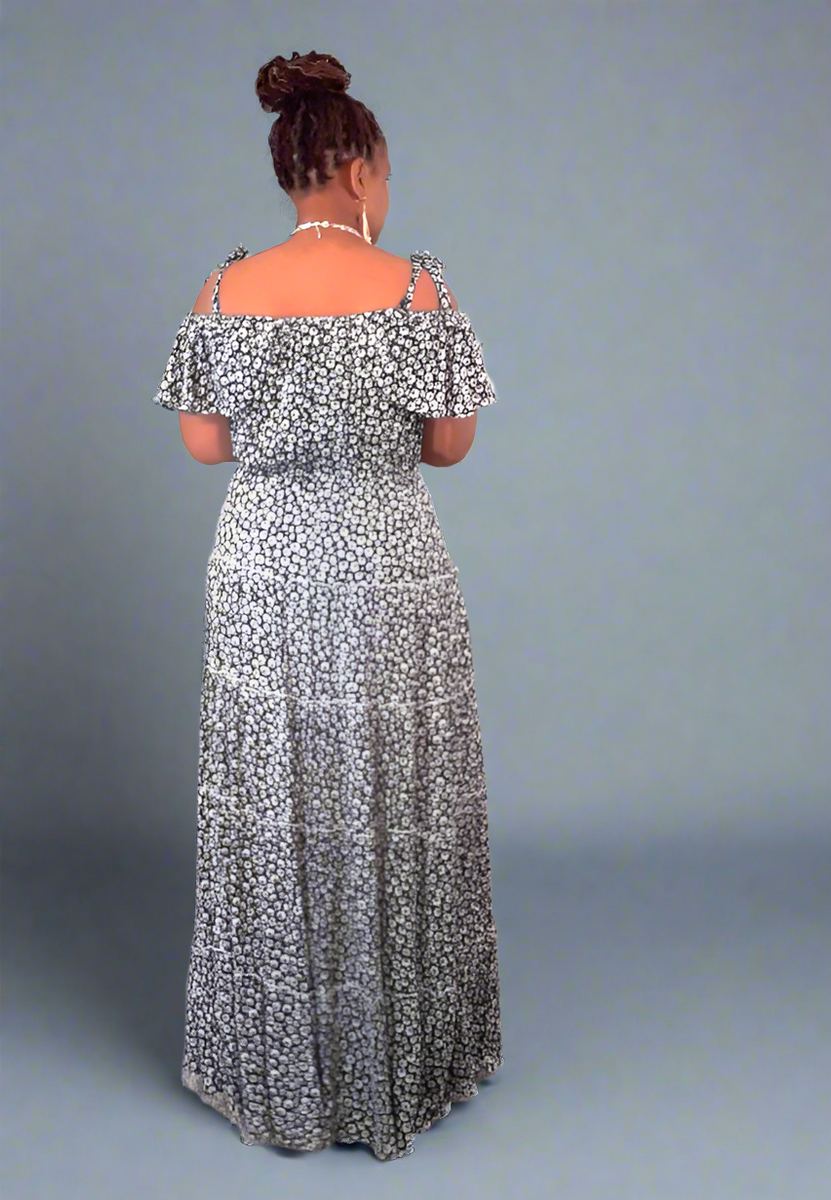 maxi dresses for the fuller figure Precious Maxi Dress-Plus Size