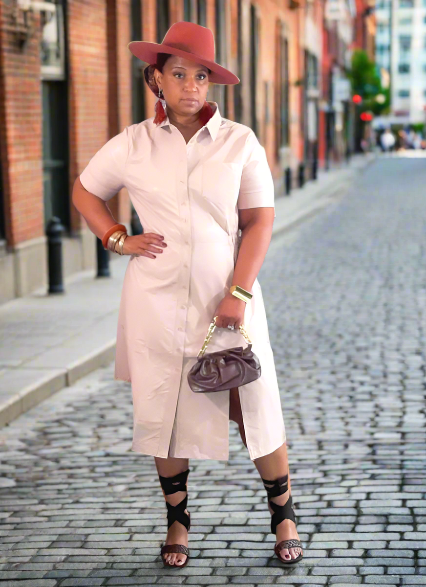 plus size faux leather dress Rosalee Dress- 2x type:T-shirt stopping faux leather maxi Affordable Bridal Boutique - White/Flowers:Size 10