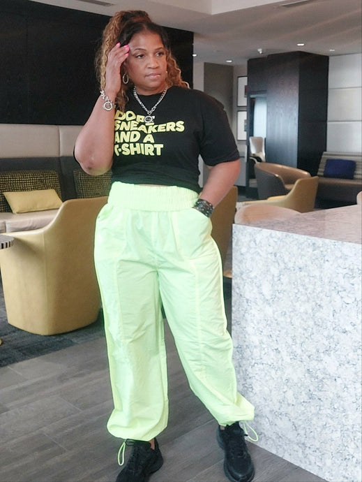 Windbreaker Jogger Pants Plus Size