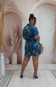 Like Denim Romper|Plus Size