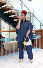 Drama and Denim Cape Top| Plus Size