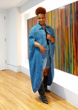 Denim Cape Jacket