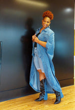 Denim Cape Jacket