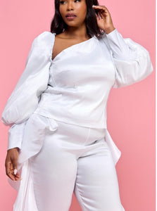 All White Set|Plus Size