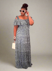inc plus size maxi dresses INC International Concepts Plus Size Puffed-sleeve Maxi Dress in White