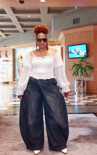 Vintage Barrel Denim Pants