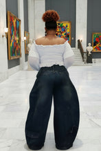 Vintage Barrel Denim Pants