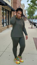 Everyday Basic Set Olive|Plus Size
