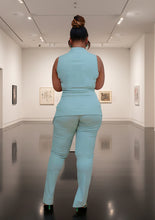 Minty Fresh Asymmetrical Set|Plus Size