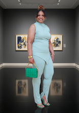 Minty Fresh Asymmetrical Set|Plus Size