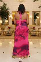 Tulum Sunset Cowl Neck Halter Set|Plus Size