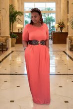 Peaches Maxi Dress Plus Size