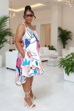 Carnival Hi Low Bubble Dress|Plus Size