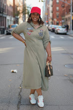Commander Patch Utility Jumpsuit|Plus Size