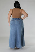 Denim Maxi Skirt