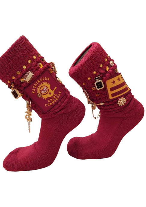 Washington Commander Socks