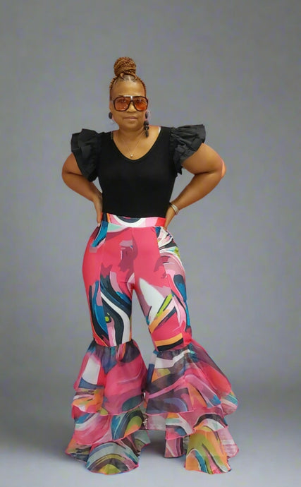 Party Pants Fuscia Red|Plus Size