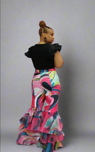 Party Pants Fuscia Red|Plus Size