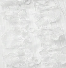 White Lace Top|Plus size