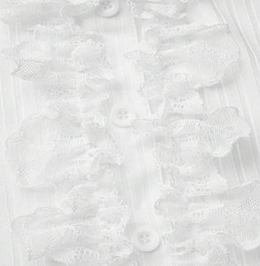 White Lace Top|Plus size