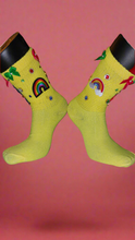 Rainbow Denim Junk Socks|Kids Size