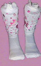 Fight Breast Cancer Charm Socks