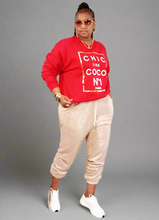 Sequin Jogger Pants-Plus Size