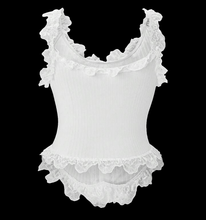 White Lace Top|Plus size
