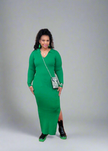 Caroline Sweater Dress Green