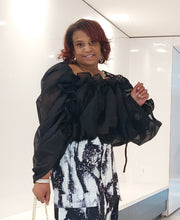 Off Shoulder Ruffle Blouse|Plus Size