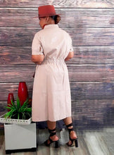Rosalee Faux Leather Dress- Plus Size