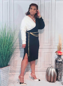 In Between Sweater Dress- Plus Size
