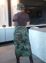 Camouflage Cargo Skirt