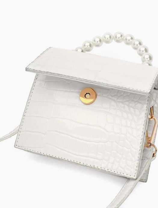 White Satchel Bag